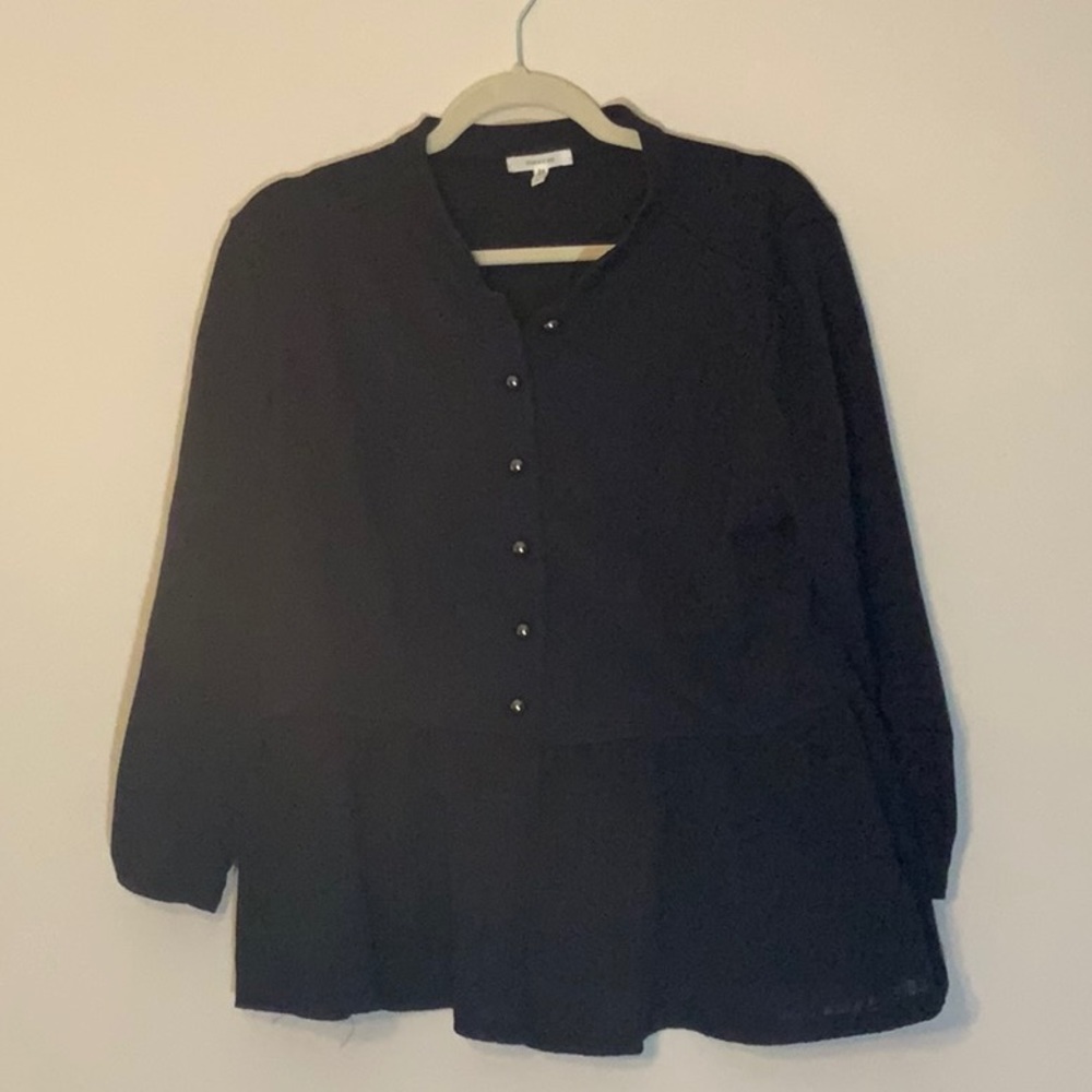 Maurices Peplum Lightweight Jacket Sz L